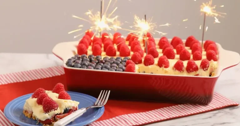 Foto da receita de Bolo da Bandeira do 4 de Julho