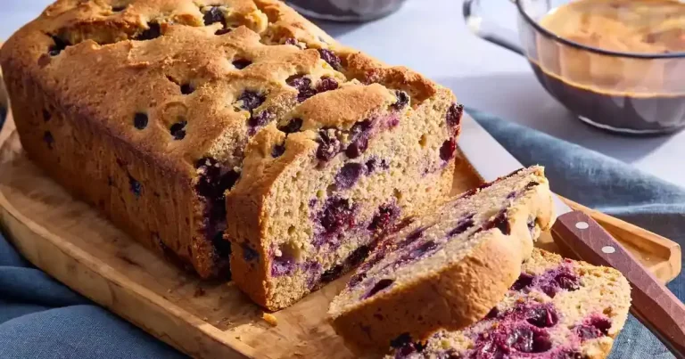 Foto da receita de Bolo de Café da Manhã com Ricota e Mirtilos