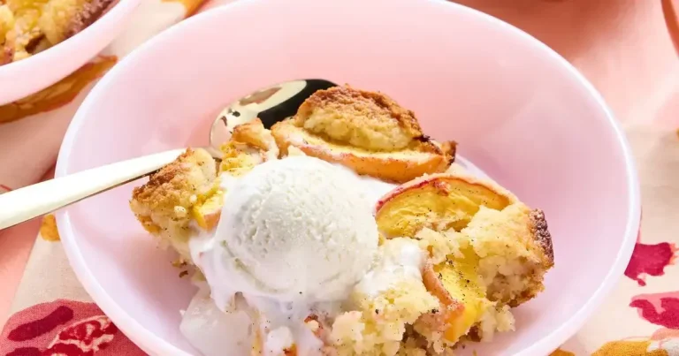 Foto da receita de Bolo de Colher de Pêssego