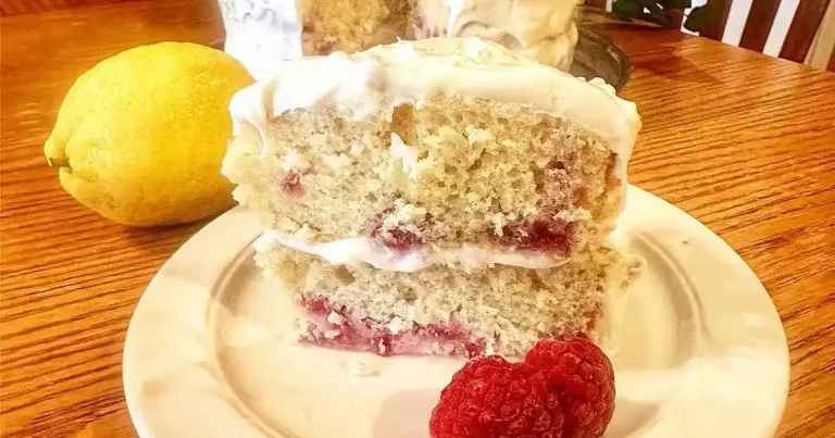 Foto da receita de Bolo de Limão com Framboesa