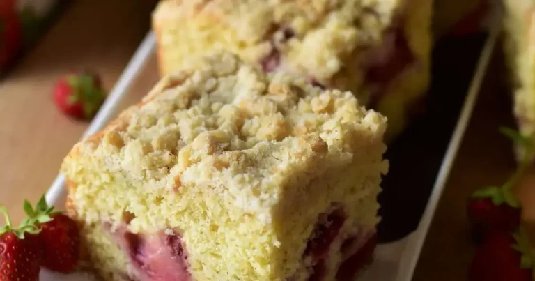 Foto da receita de Bolo de Morango com Farofa