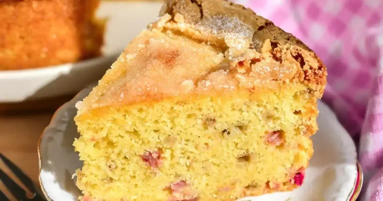 Foto da receita de Bolo de Ruibarbo com Azeite de Oliva