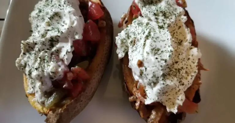 Foto da receita de Casquinhas de Batata Veganas