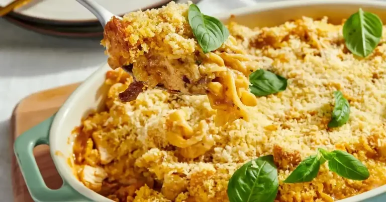 Foto da receita de Casserole de Frango com Macarrão Case com Meu Amor