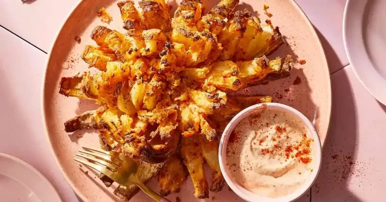 Foto da receita de Cebola Flor Crocante