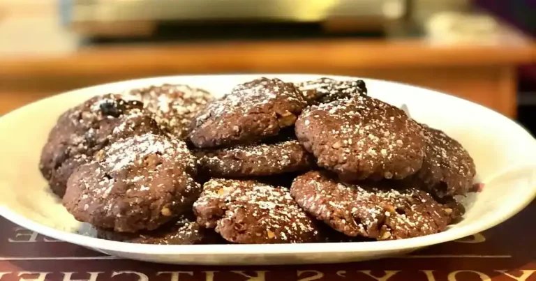 Foto da receita de Cookies de Aveia Triplo Chocolate