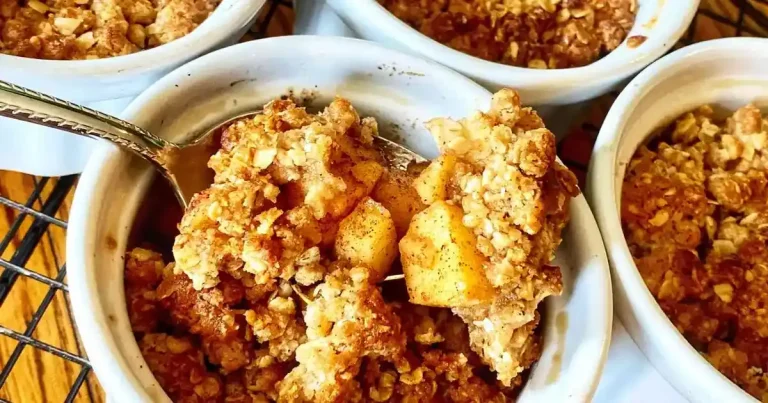 Foto da receita de Crisp de Maçã na Air Fryer com Streusel de Aveia