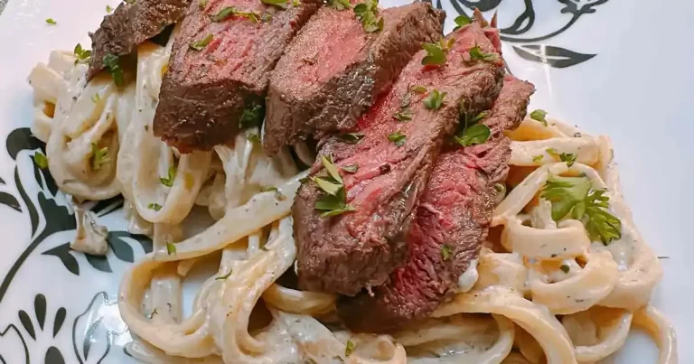 Foto da receita de Filé com Manteiga Cremosa e Massa