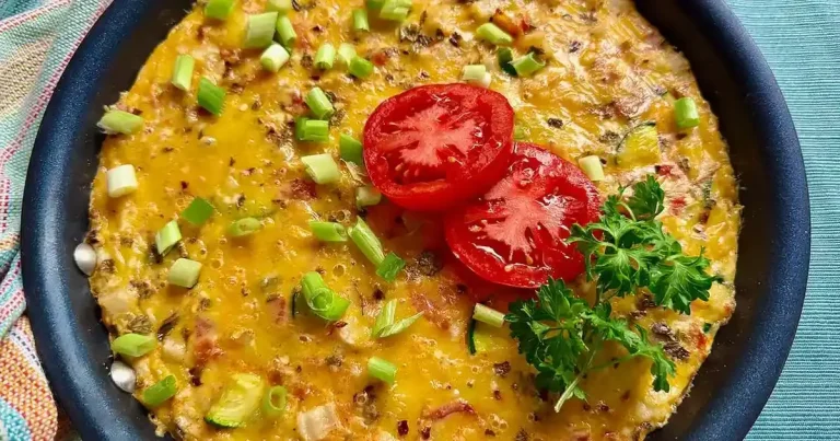 Foto da receita de Frittata de Batata e Abobrinha