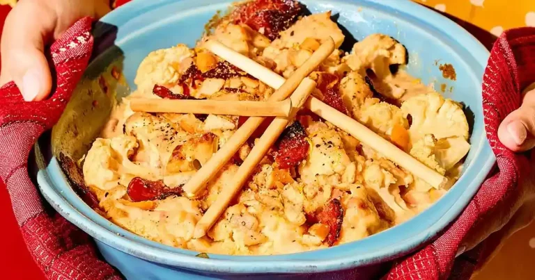Foto da receita de Gratinado de Couve-Flor à Cacio e Pepe