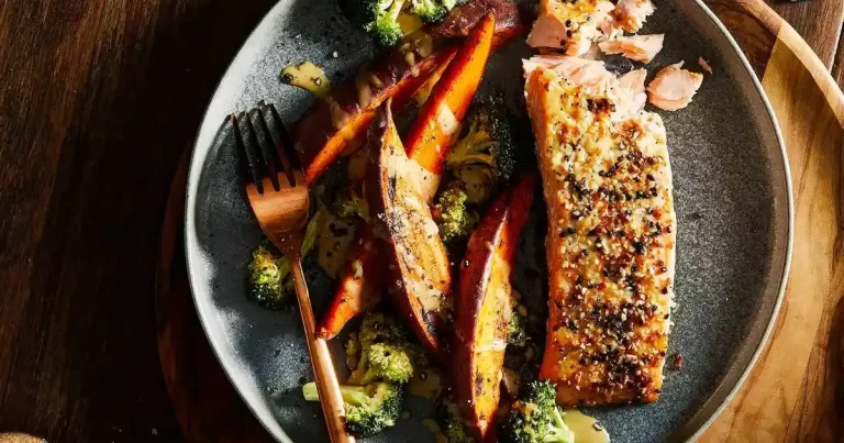 Foto da receita de Jantar de Salmão com Bagel de Tudo na Air Fryer