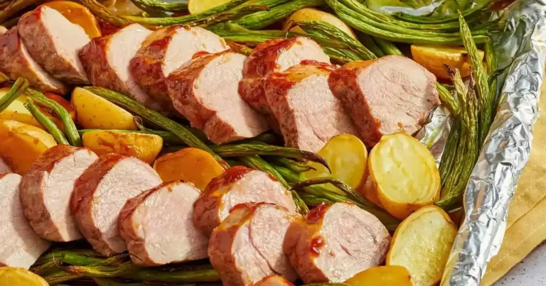 Foto da receita de Lombo de Porco com Glace de Teriyaki e Batatas