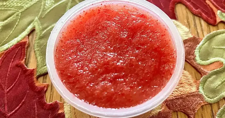 Foto da receita de Molho de Maçã com Morango