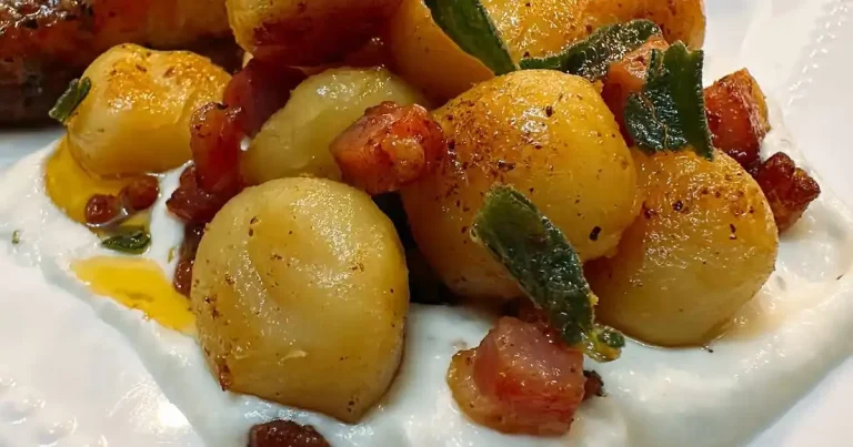 Foto da receita de Nhoque com Manteiga de Sálvia e Pancetta