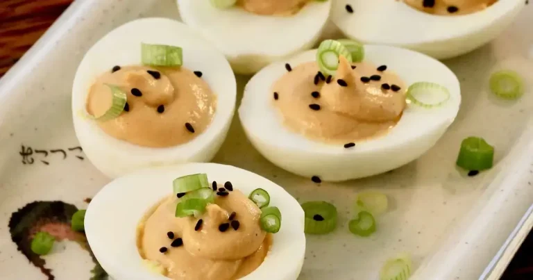 Foto da receita de Ovos Recheados Asiáticos na Air Fryer