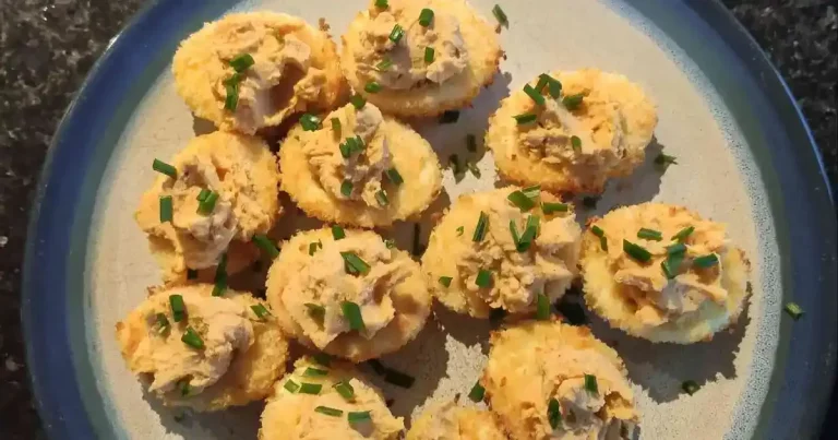 Foto da receita de Ovos Recheados Crocantes