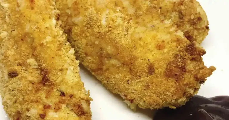 Foto da receita de Peitos de Frango Empanados Dourados na Air Fryer