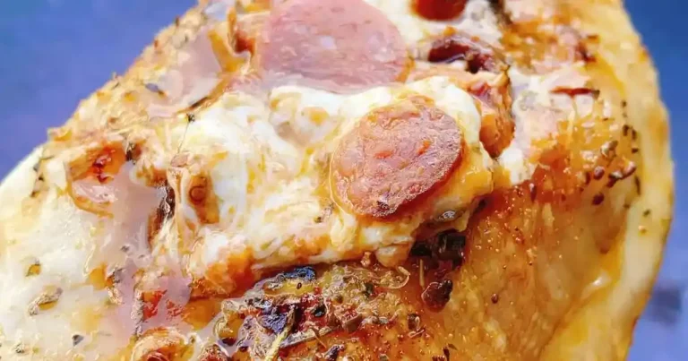 Foto da receita de Peitos de Frango Recheados com Pizza