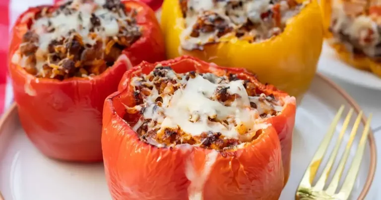 Foto da receita de Pimentões Recheados na Air Fryer