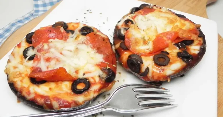 Foto da receita de Pizzas de Portobello