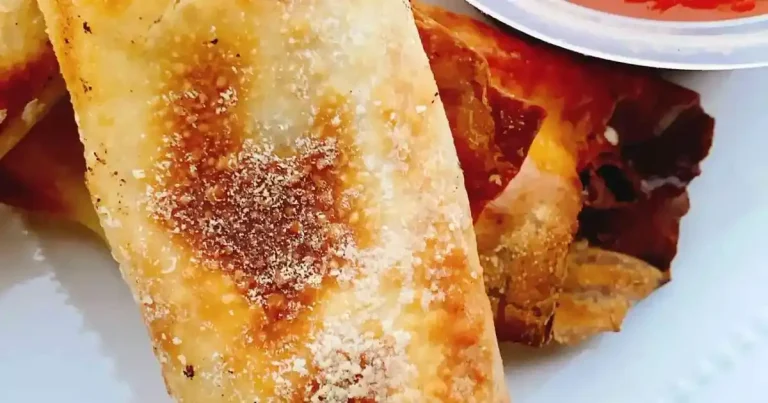 Foto da receita de Rolinho Primavera de Pizza