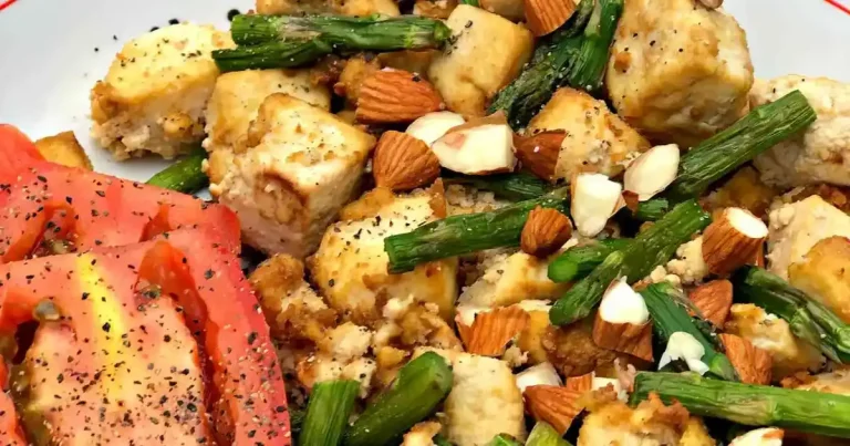 Foto da receita de Scramble Vegano de Tofu e Aspargos