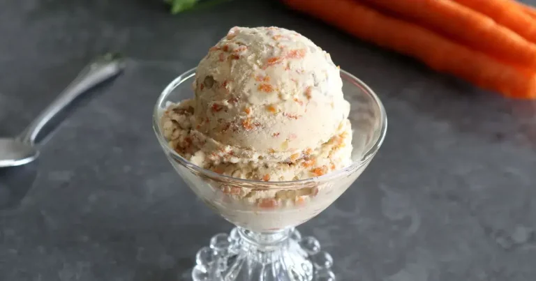 Foto da receita de Sorvete de Bolo de Cenoura