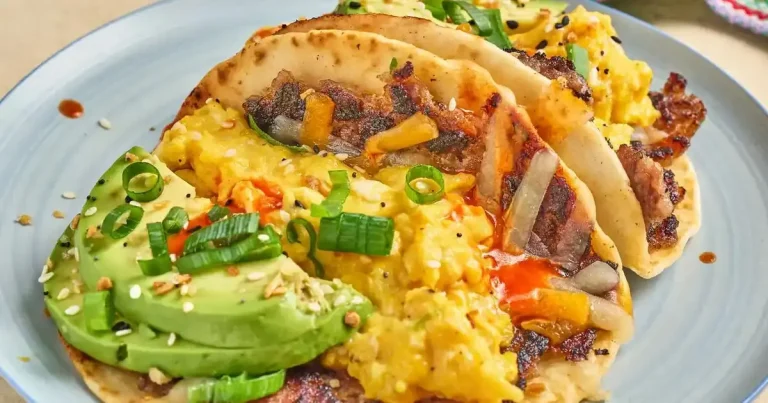 Foto da receita de Tacos Amassados de Café da Manhã