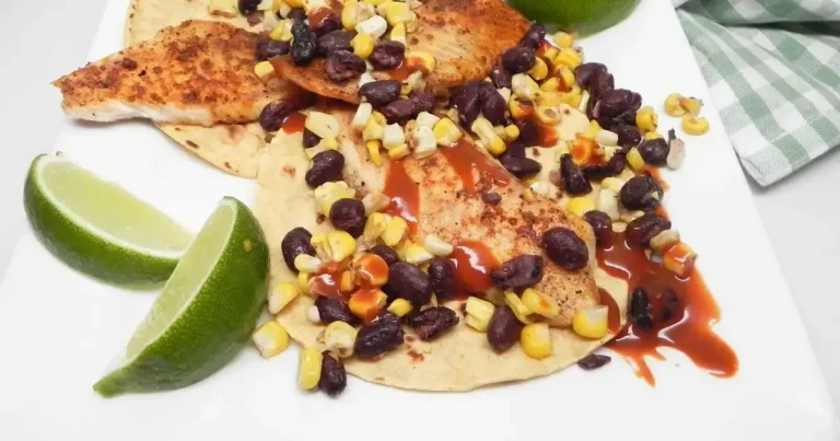 Foto da receita de Tacos de Peixe Defumado
