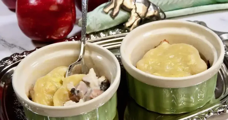 Foto da receita de Torta Cremosa de Frango com Cogumelos