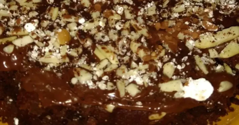 Foto da receita de Torta de Amêndoas com Duplo Chocolate