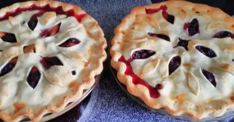 Foto da receita de Torta de Amora e Pêssego
