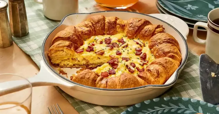 Foto da receita de Torta de Café da Manhã com Croissant