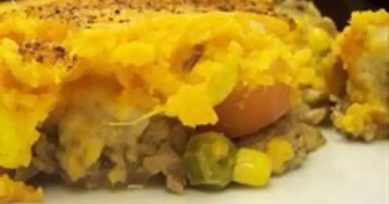 Foto da receita de Torta de Carne Moída com Batata Doce e Peru