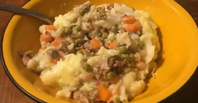 Foto da receita de Torta de Carne Seca com Couve-Flor Low-Carb