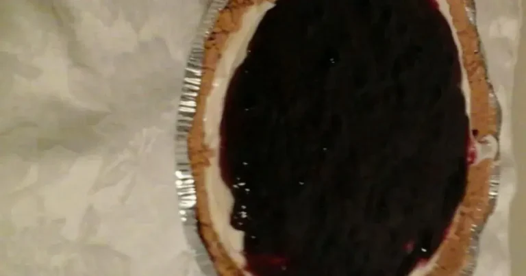 Foto da receita de Torta de Cream Cheese com Mirtilo