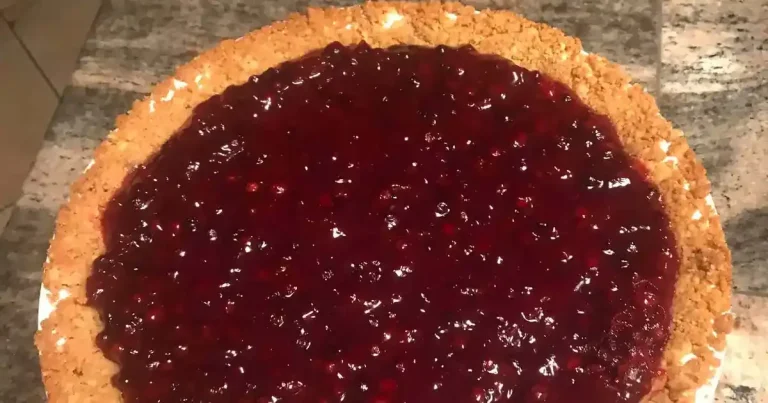 Foto da receita de Torta de Cream Cheese com Mirtilos