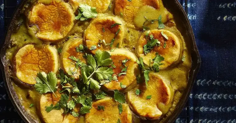 Foto da receita de Torta de Frango Cremosa com Especiarias de Curry
