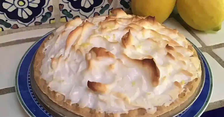 Foto da receita de Torta de Limão Merengue Adoçada com Agave