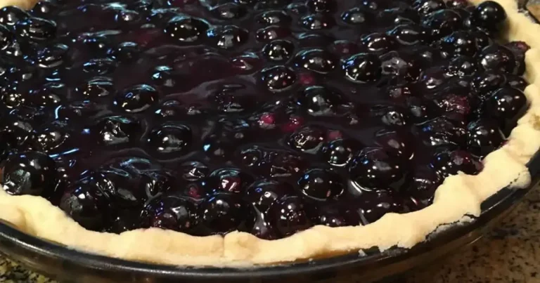 Foto da receita de Torta de Mirtilo Meia Assada