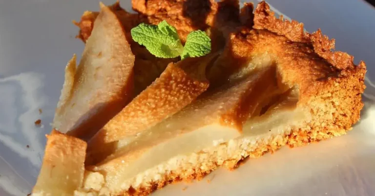Foto da receita de Torta de Pera e Amêndoa