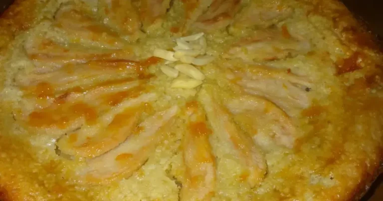 Foto da receita de Torta de Pera e Amêndoas com Crosta de Biscoito Graham