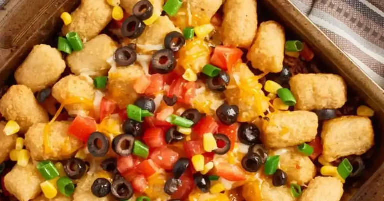 Foto da receita de Torta de Taco com Bolinhos de Couve-flor