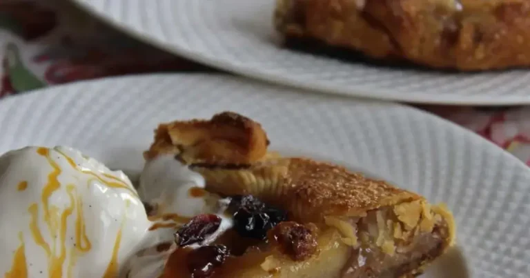 Foto da receita de Torta Rústica de Maçã com Cranberry