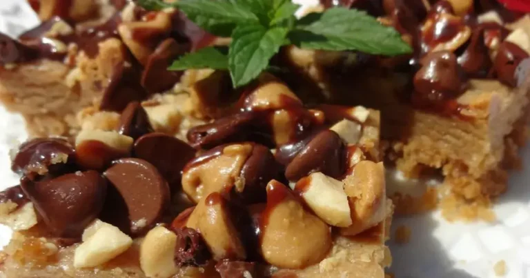 Foto da receita de Barras de Torta de Amendoim