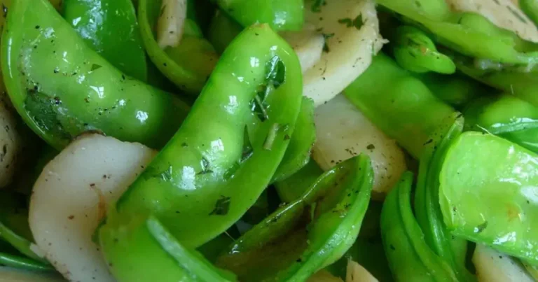 Foto da receita de Ervilhas-Tortas com Castanhas-D’Água