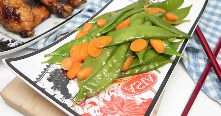 Foto da receita de Ervilhas-Tortas e Cenouras Salteadas