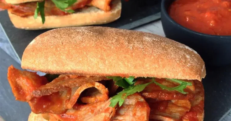 Foto da receita de Sanduíche de Carne Seca com Molho Chipotle
