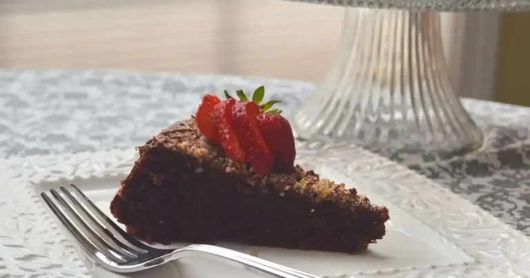 Foto da receita de Torta Caprese com Nozes