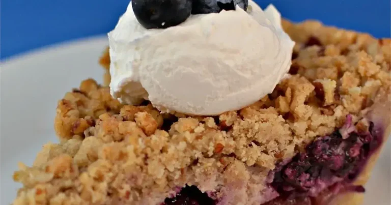 Foto da receita de Torta Cremosa de Maçã e Mirtilo